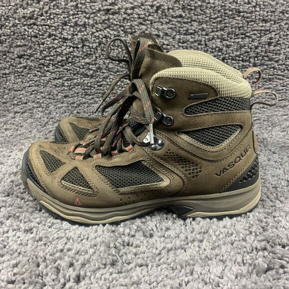 Vasque Breeze Mid GTX Gore-Tex Men's 9.5 Wide Trail Hiking Boots 7190 Vibram - Picture 1 of 8